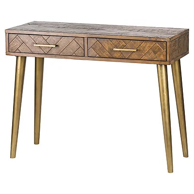 Gold finish Console tables