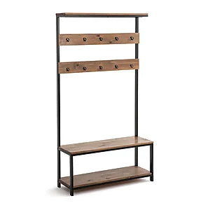 coat stand with rack storage