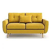 Furniture yellow sofa living room