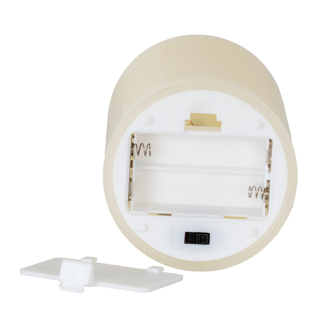 Luxe Melt Effect 3x4 Taupe LED Wax Candle