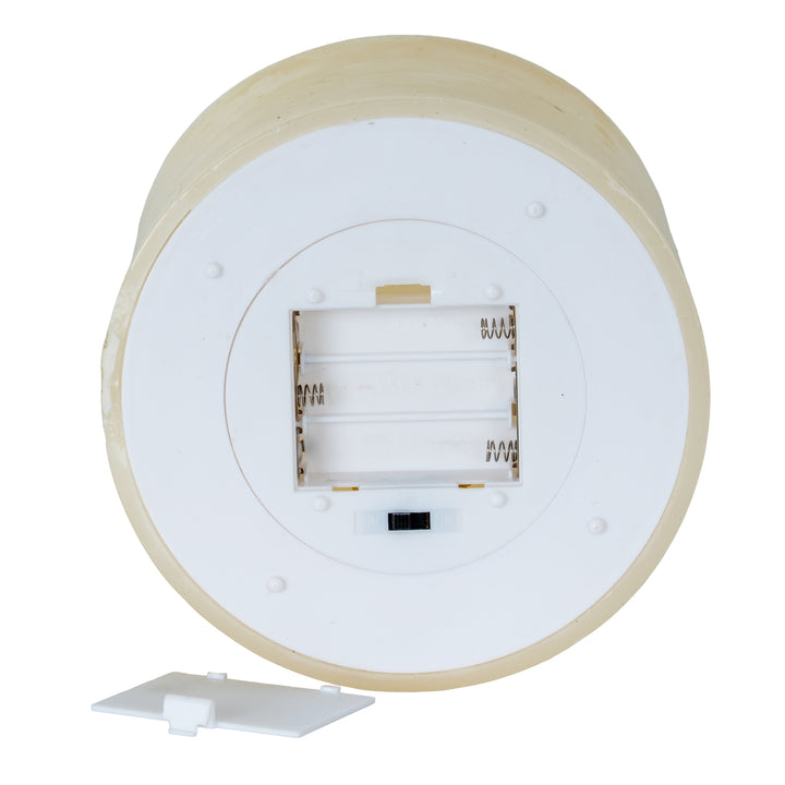 Luxe Melt Effect 6x12 Taupe LED Wax Candle