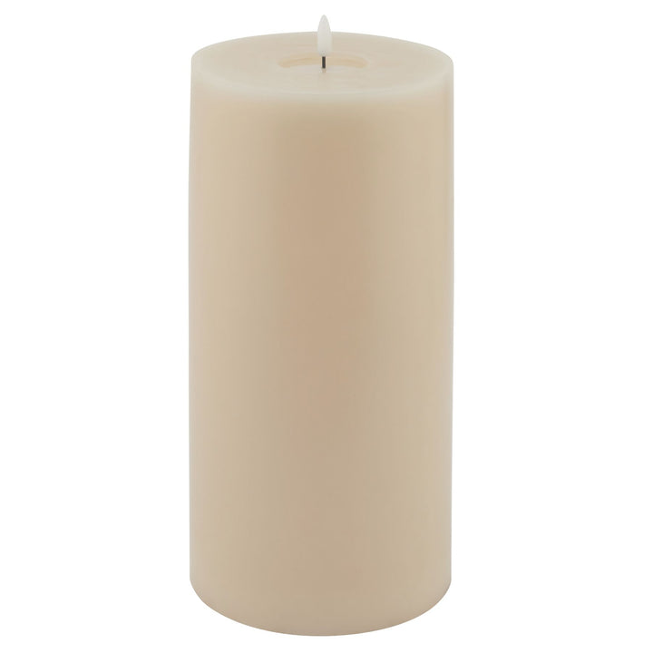 Luxe Melt Effect 6x12 Taupe LED Wax Candle