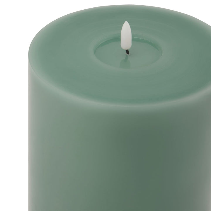 Luxe Melt Effect 6x12 Sage LED Wax Candle
