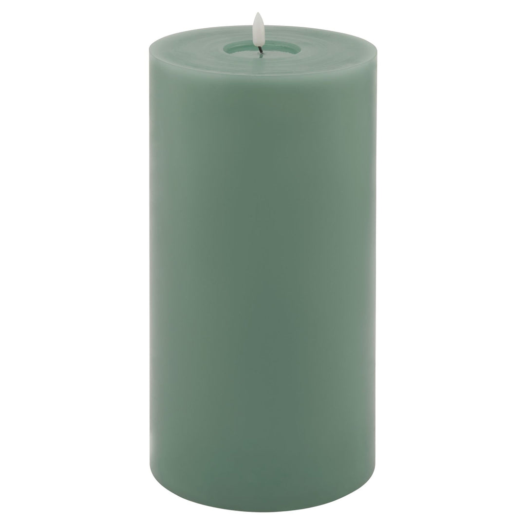 Luxe Melt Effect 6x12 Sage LED Wax Candle