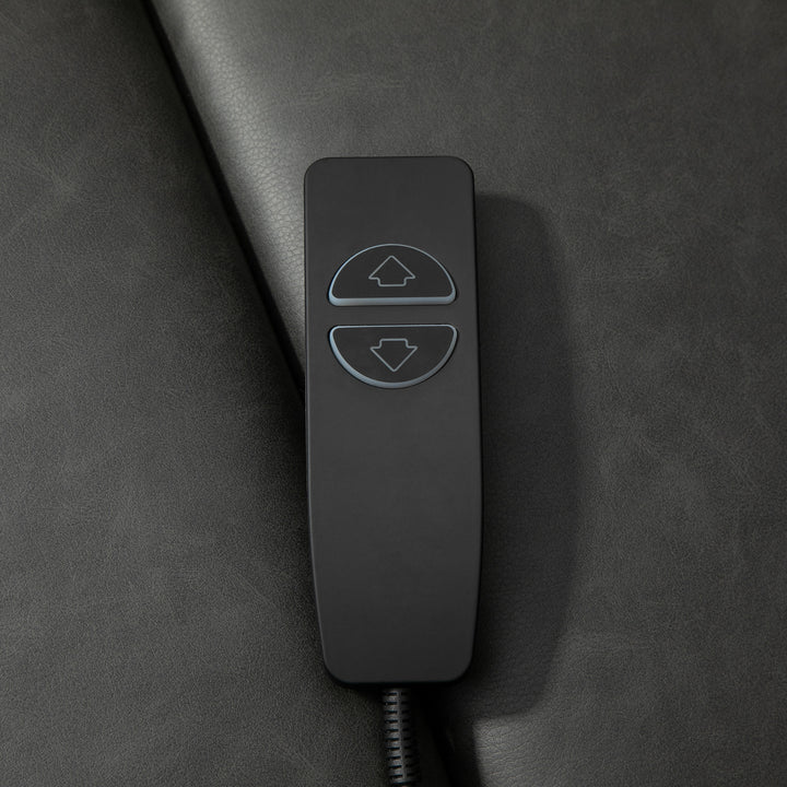 Riser and Recliner Chairs for the Elderly, PU Leather Upholstered Lift Chair for Living Room with Remote Control, Side Pockets, Charcoal Grey