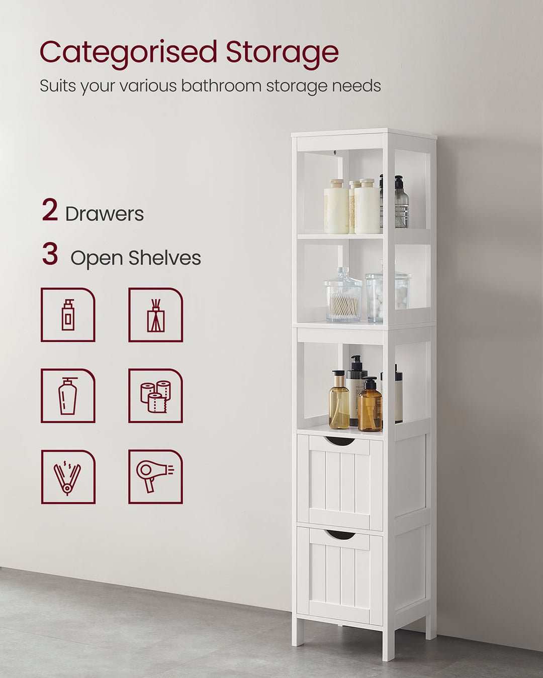 Tall Bathroom Cabinet