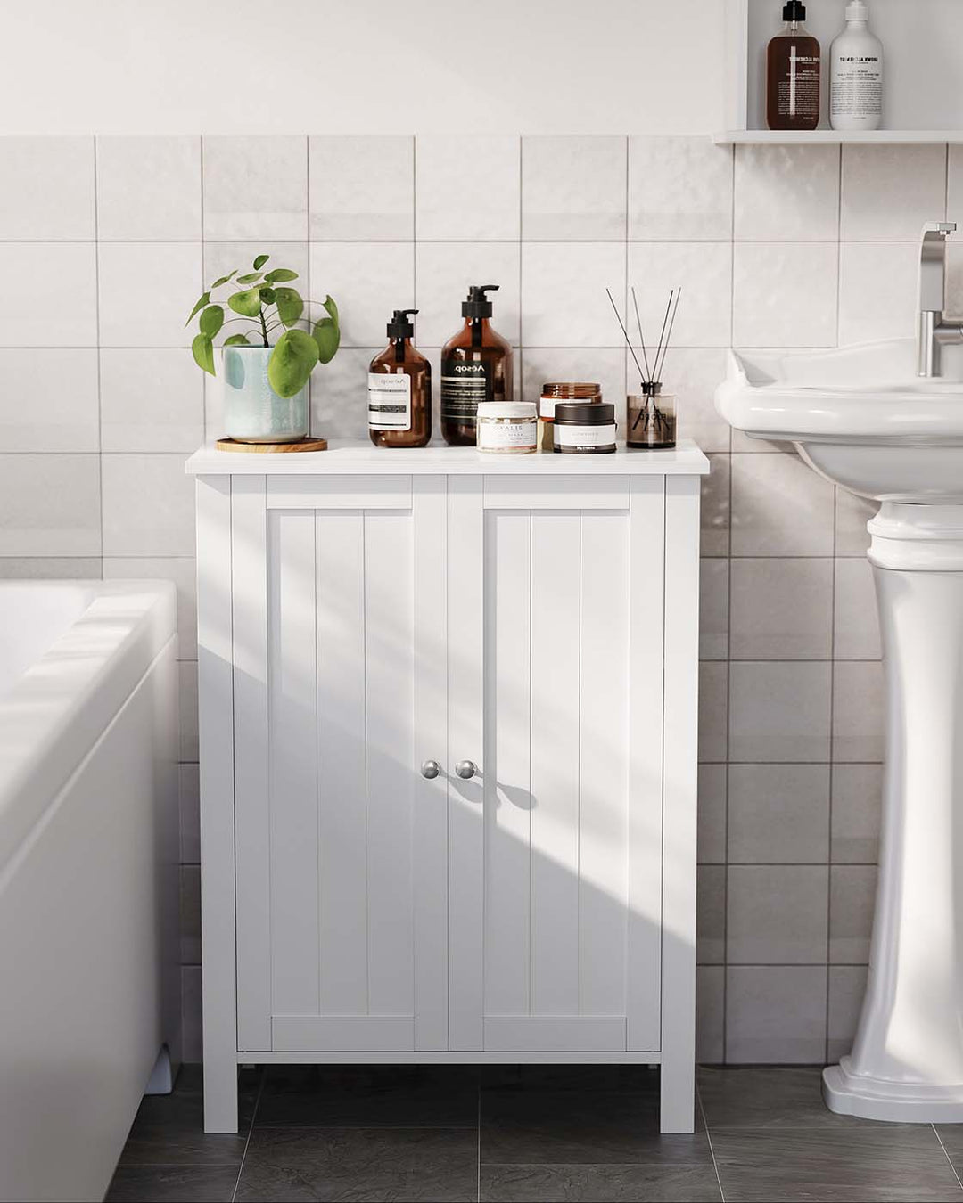 Double Door Bathroom Cabinet