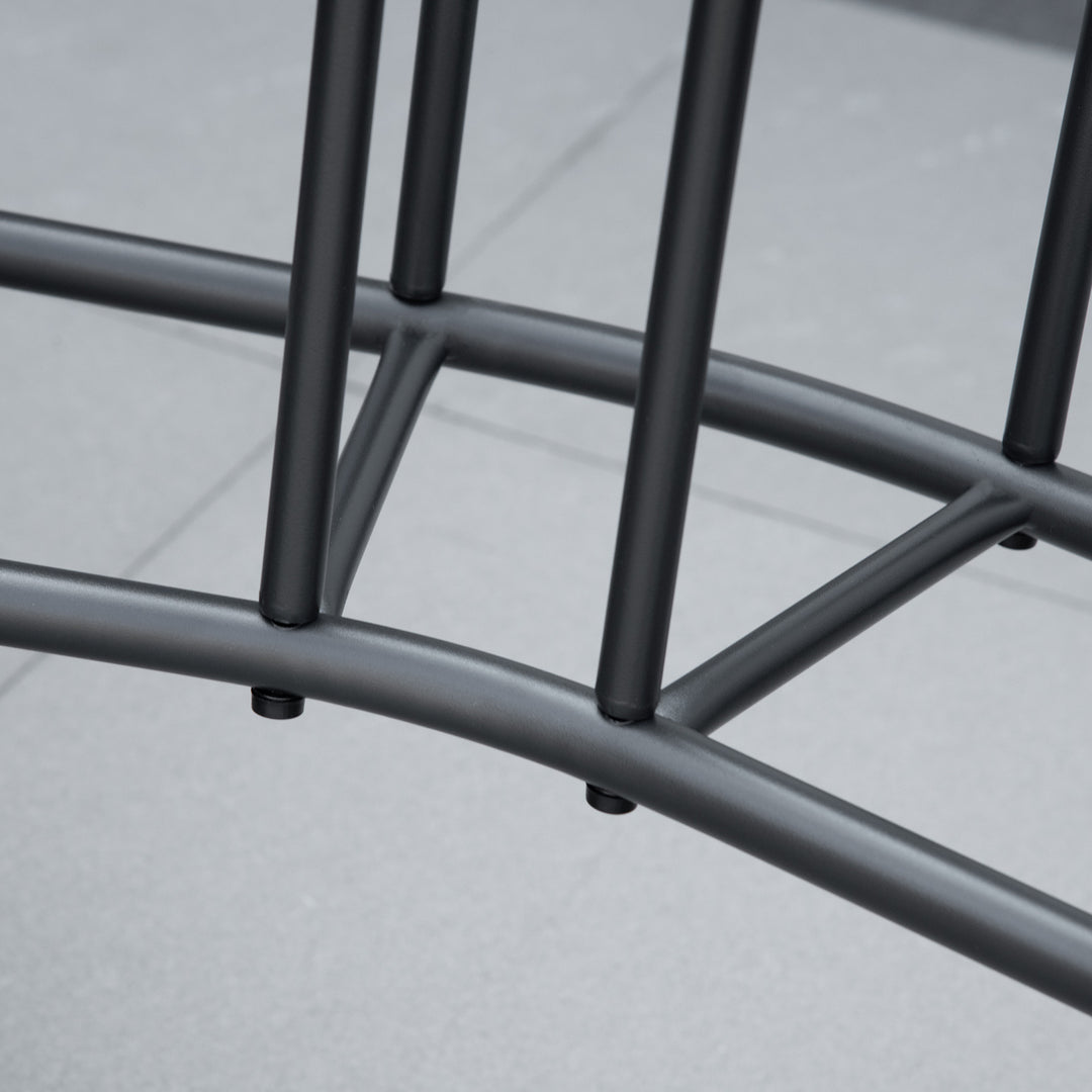 Garden Double Glider Rocking Chairs with Table