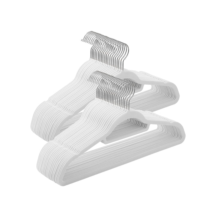 50-Pack Non-Slip Velvet Coat Hangers