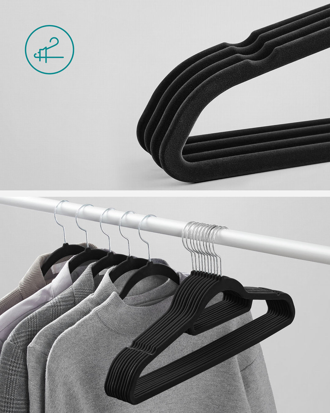 Non-Slip Velvet Hangers