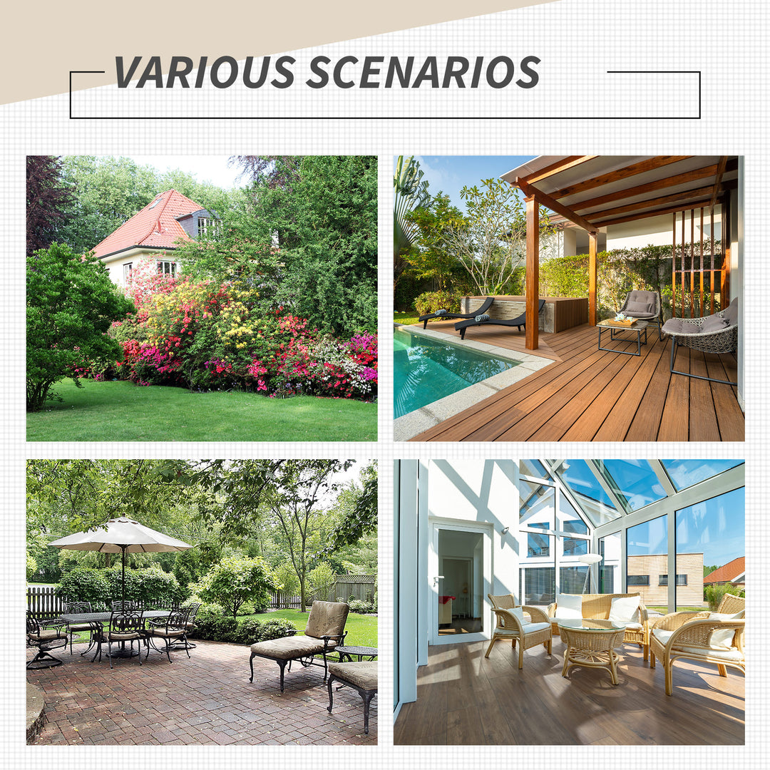 2pcs Folding Garden Chair Rattan Bistro Set with Armrest for Outdoor Steel Frame