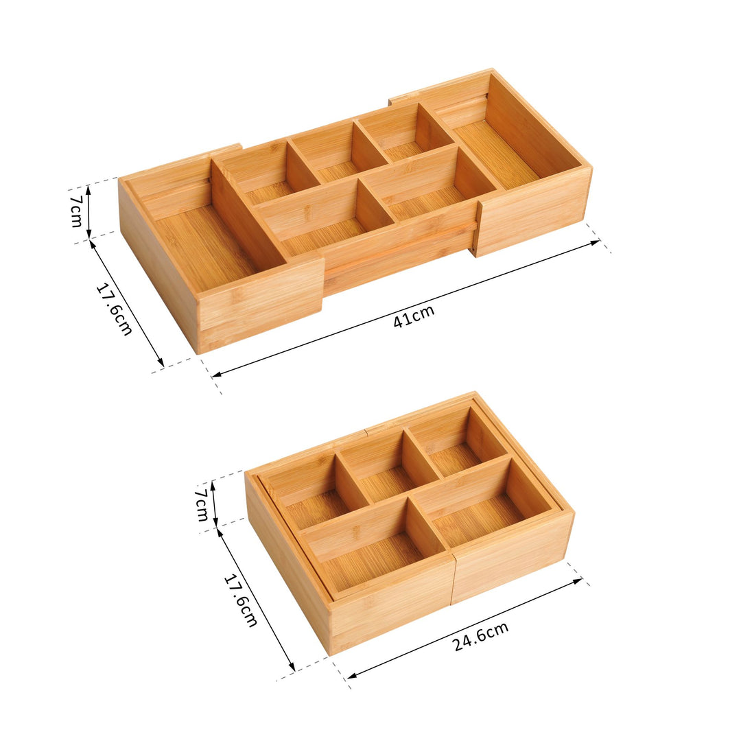 Extendable Drawer Organiser Drawer Inserts Storage Holder