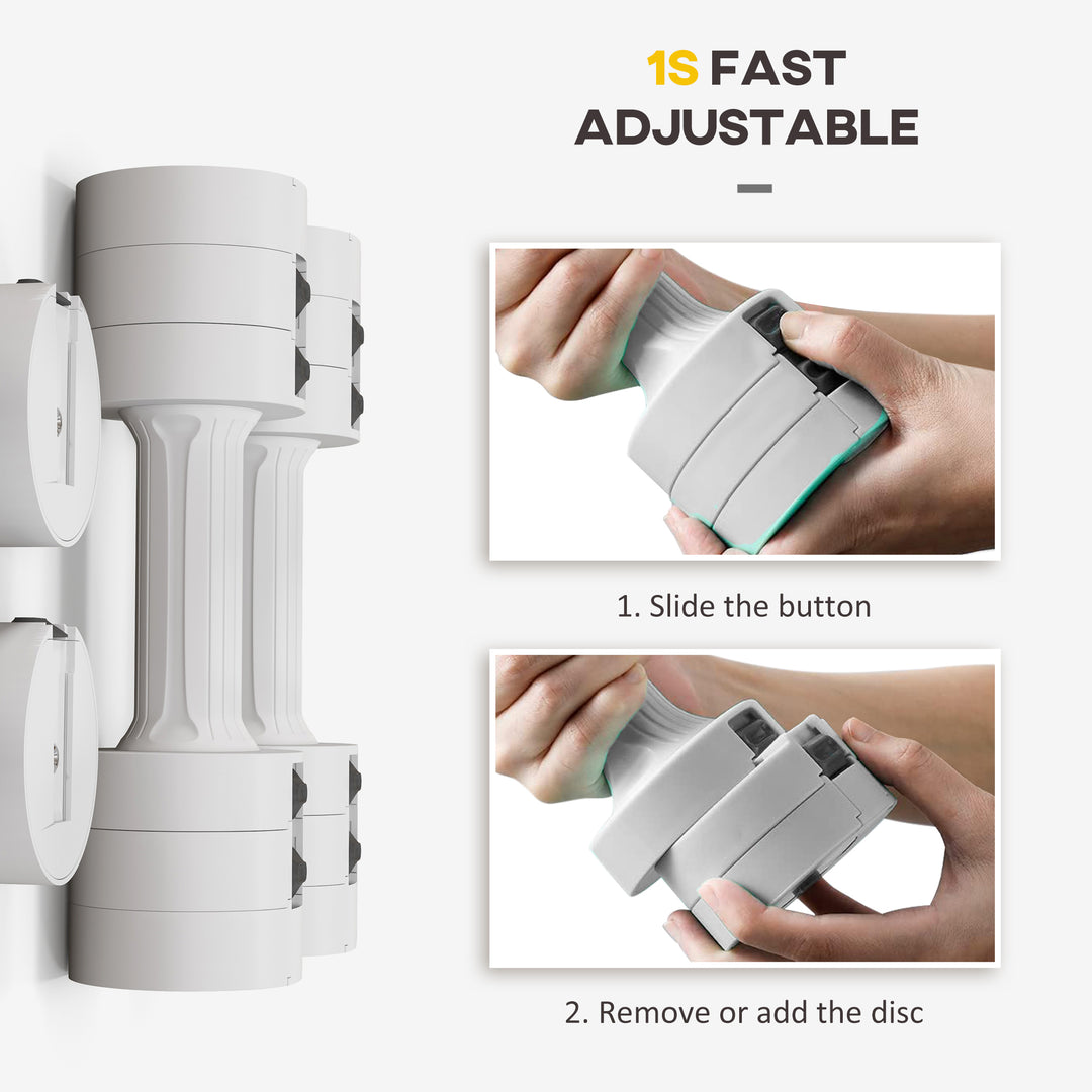 Dumbbells Set, Adjustable Weights for Gym Workout