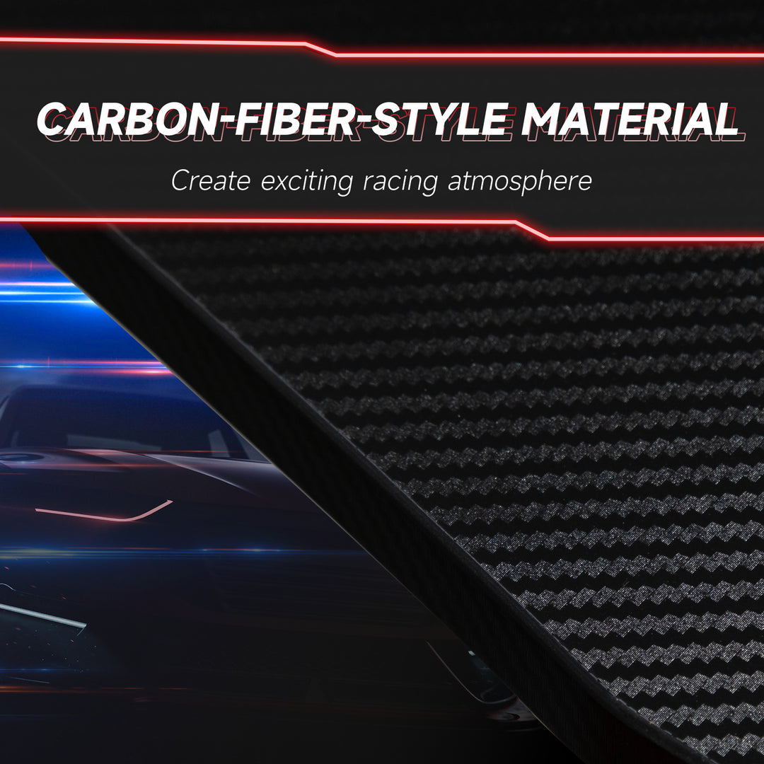 HOMCOM L-Shaped Gaming Desk, Computer Corner Desk with Cable Management, Home Office Workstation, 145 x 81 x 76cm, Black