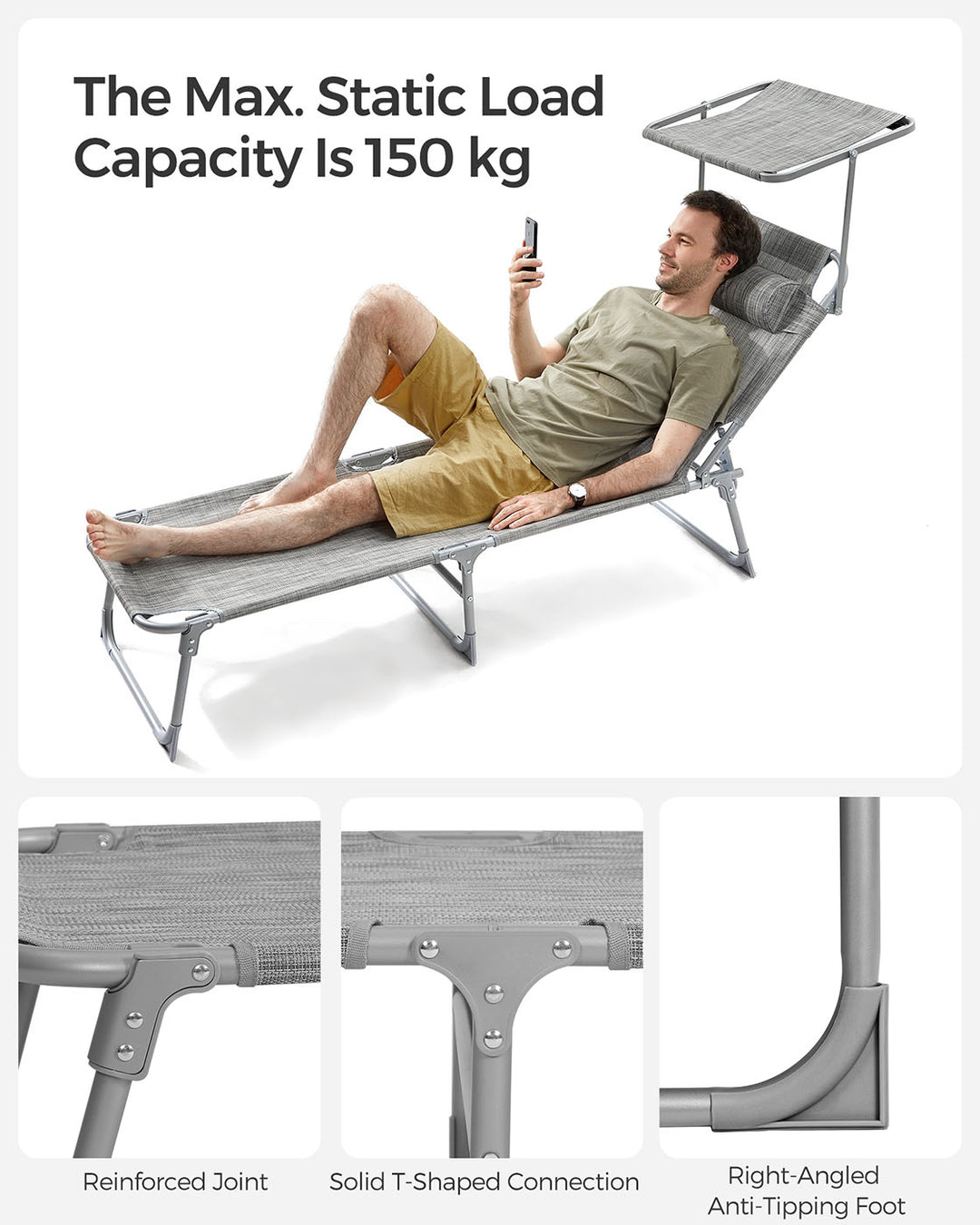 Lightweight Sun lounger