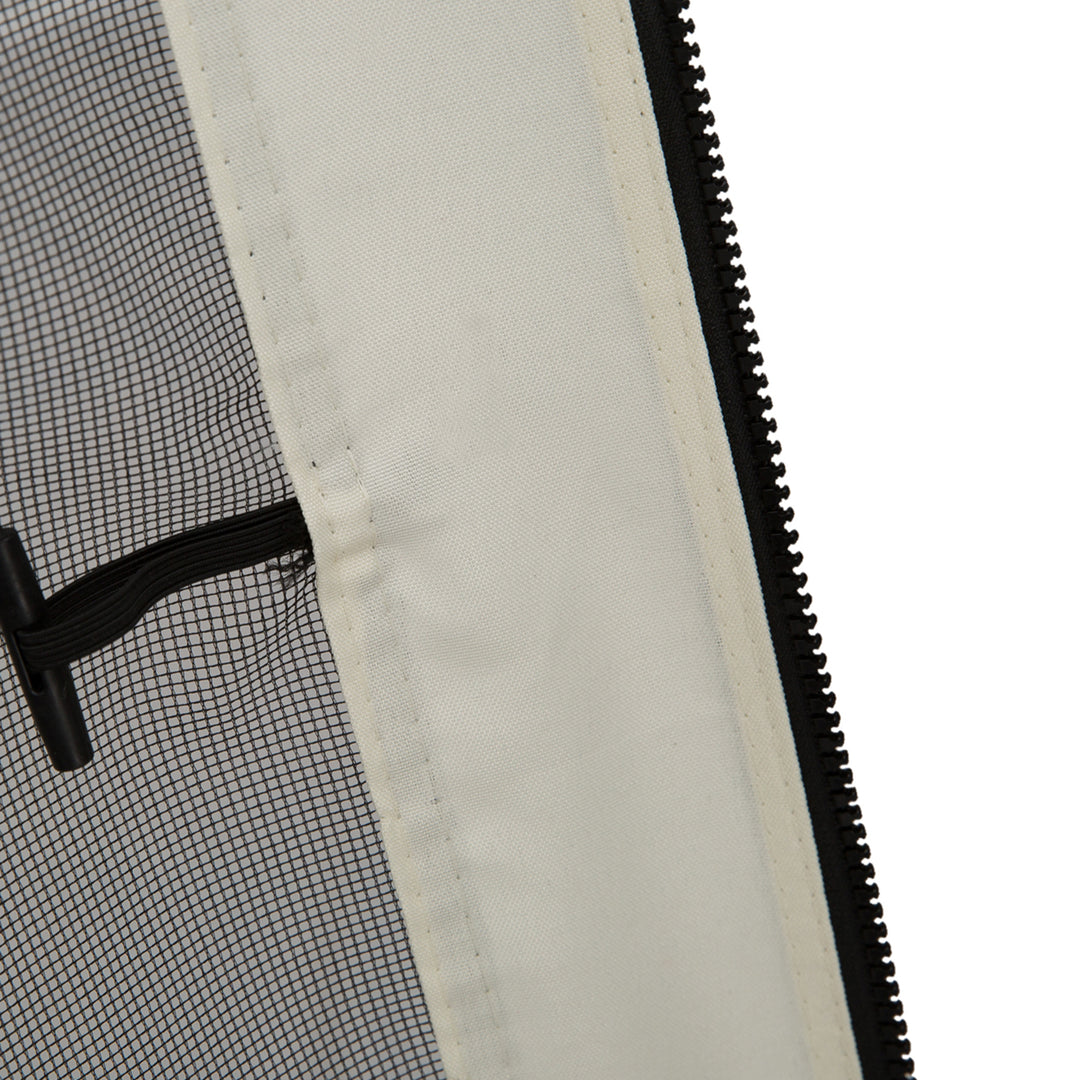 Outsunny Replacement Mesh Mosquito Netting Screen Walls for 10 x 10ft Patio Gazebo, 4-panel Sidewalls with Zippers (Wall Only, Canopy Not Included)