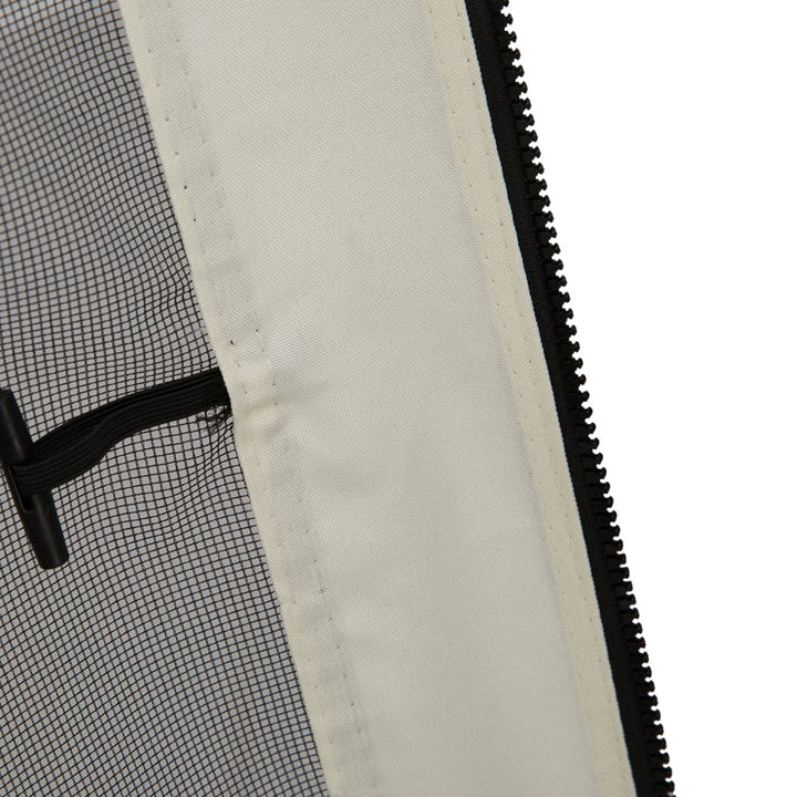 Outsunny Replacement Mesh Mosquito Netting Screen Walls for 10 x 10ft Patio Gazebo, 4-panel Sidewalls with Zippers (Wall Only, Canopy Not Included)