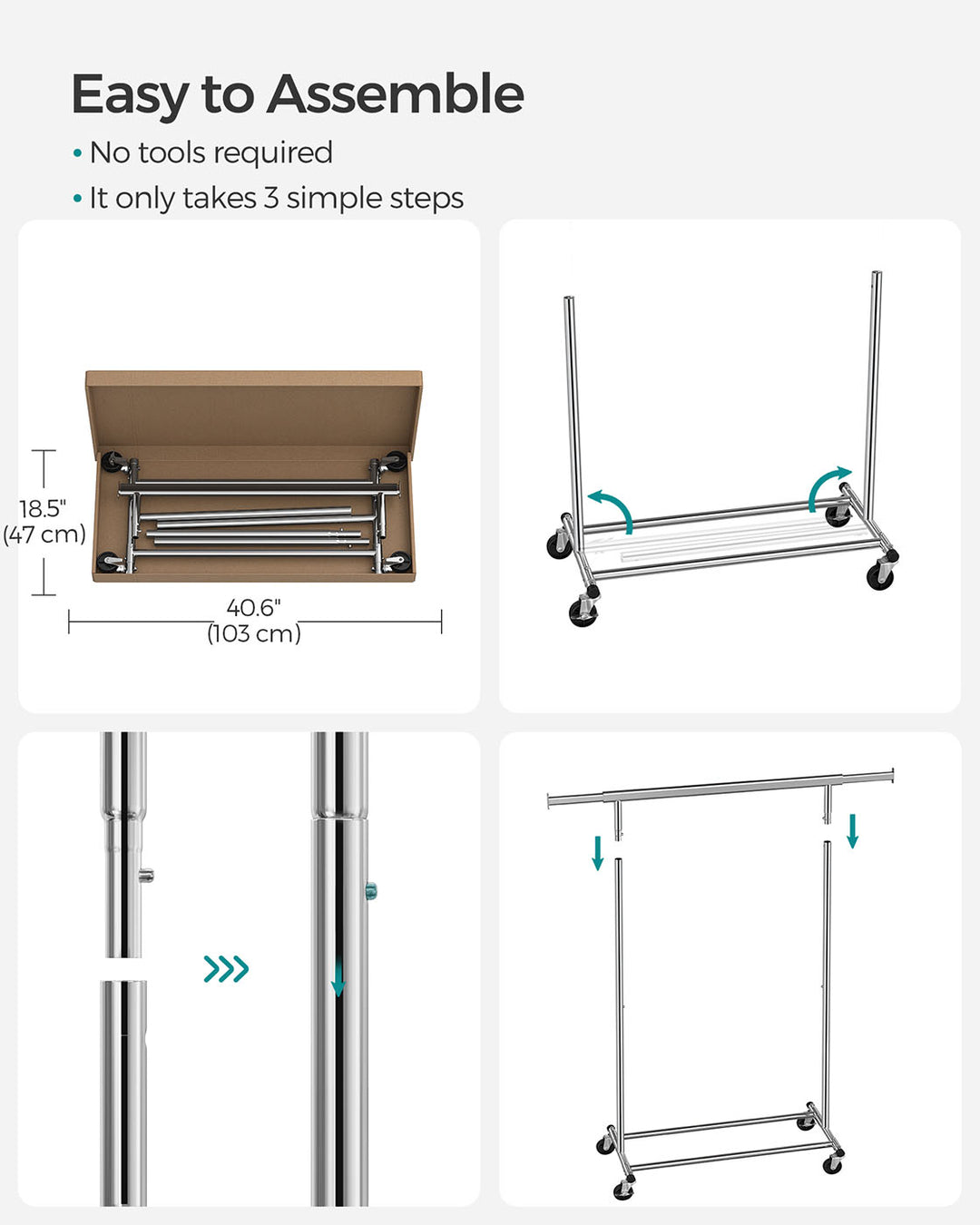 Heavy Duty Clothes Rack