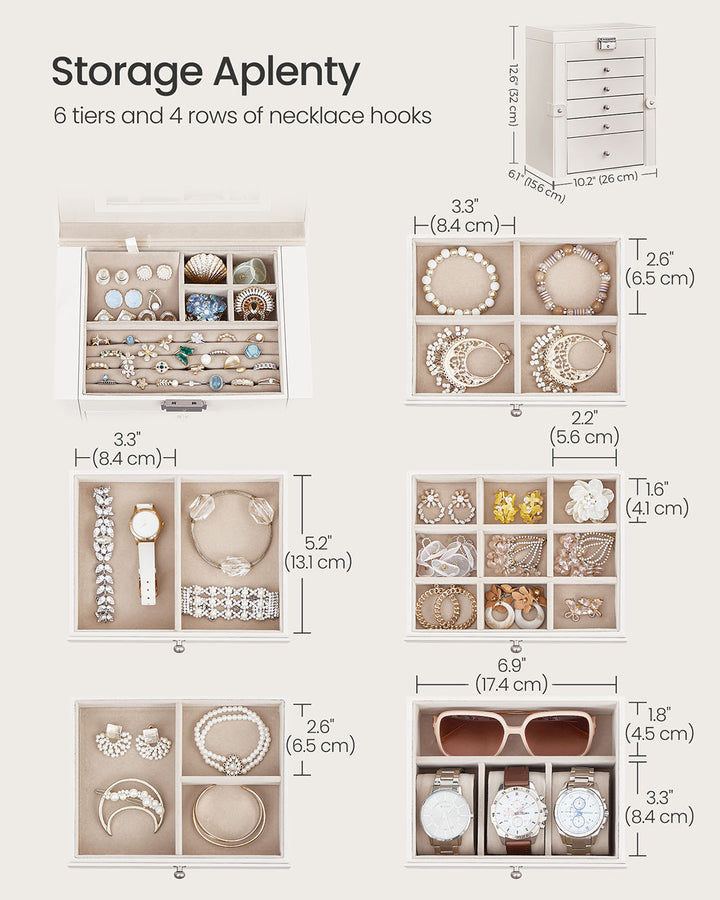 6-Tier Jewellery Case