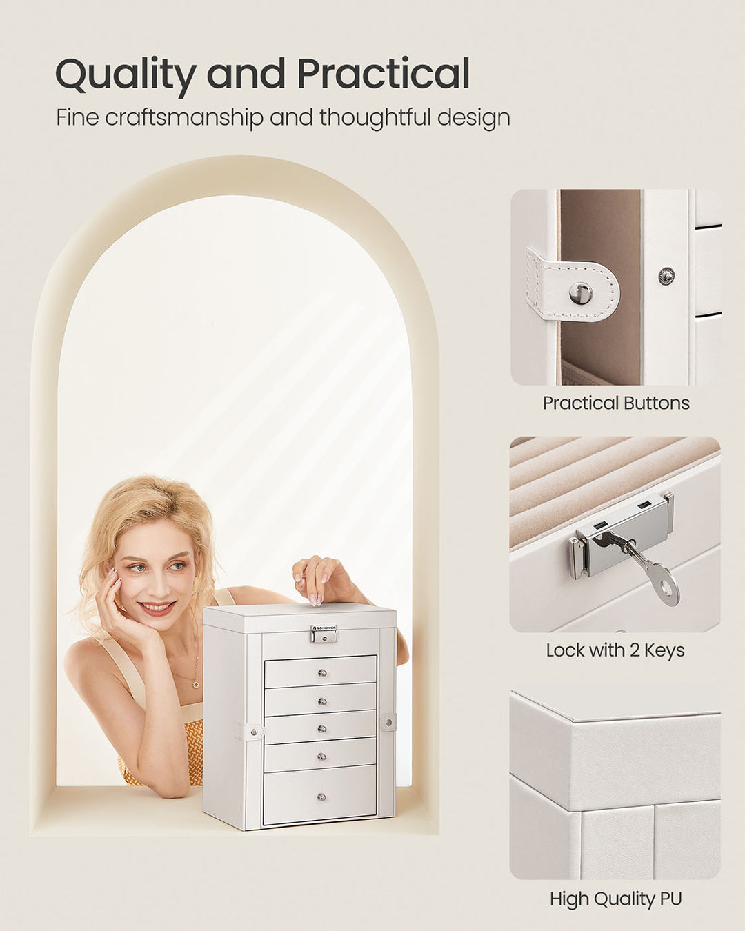 6-Tier Jewellery Case