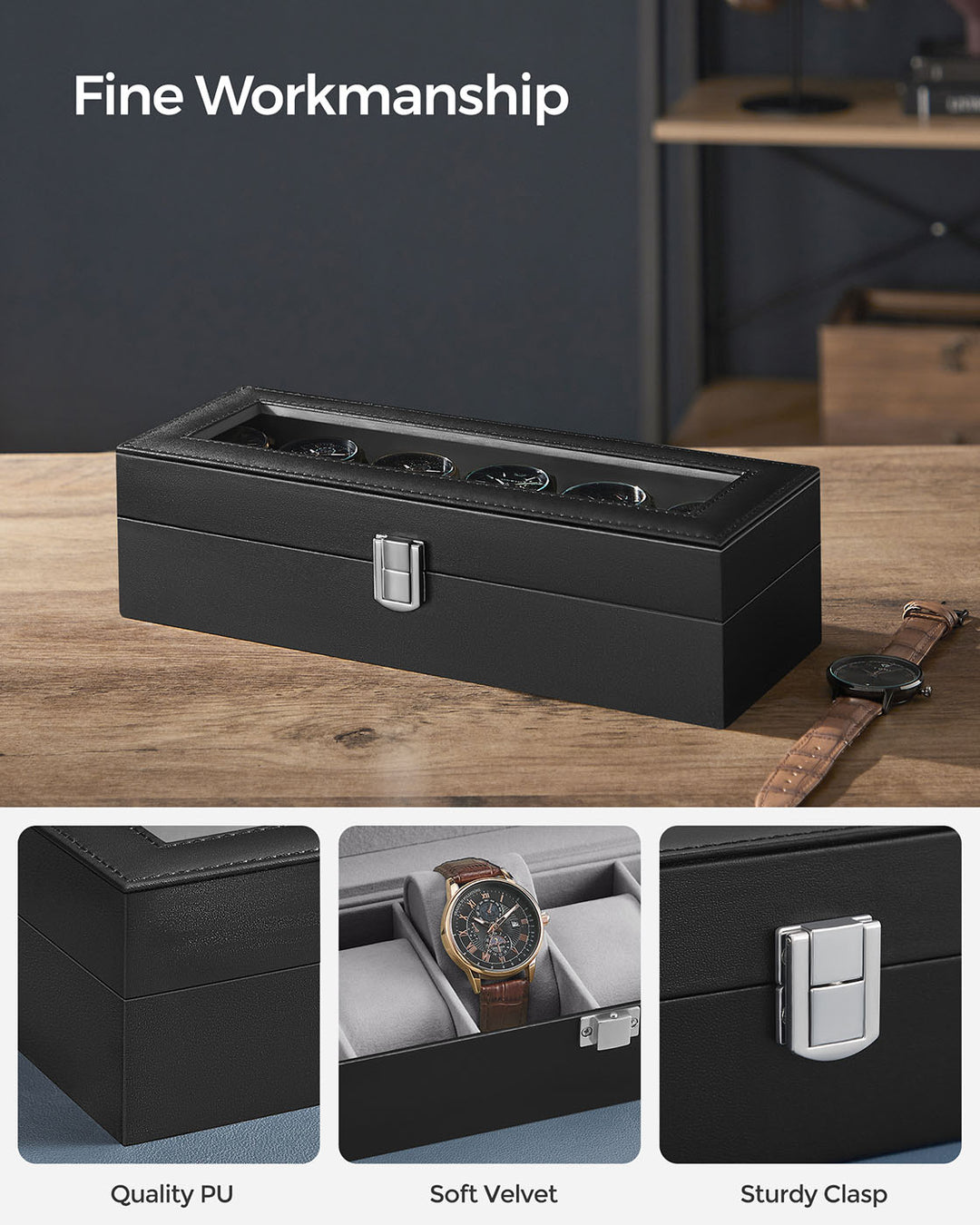 Velvet Lining Watch Box