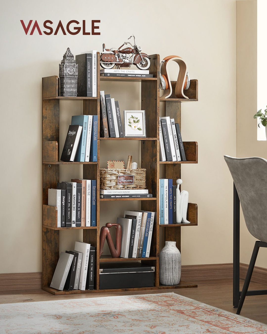 13 Storage Shelves Bookshelf