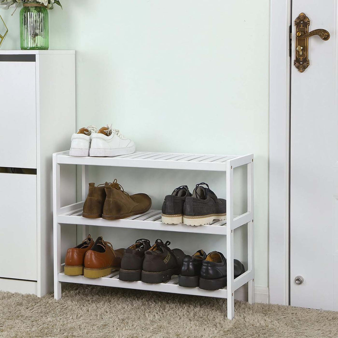 Bamboo Shoe Rack