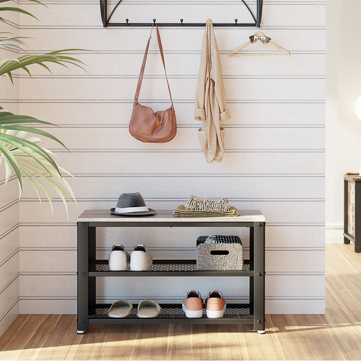 Shoe Organizer with Seat