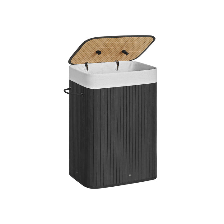 Bamboo Foldable Laundry Basket
