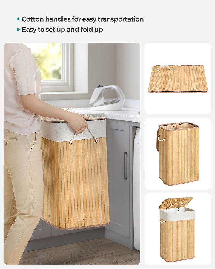 Bamboo Laundry Hamper