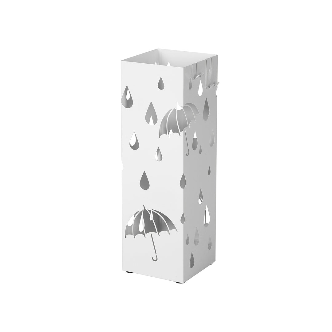 White Metal Umbrella Stand