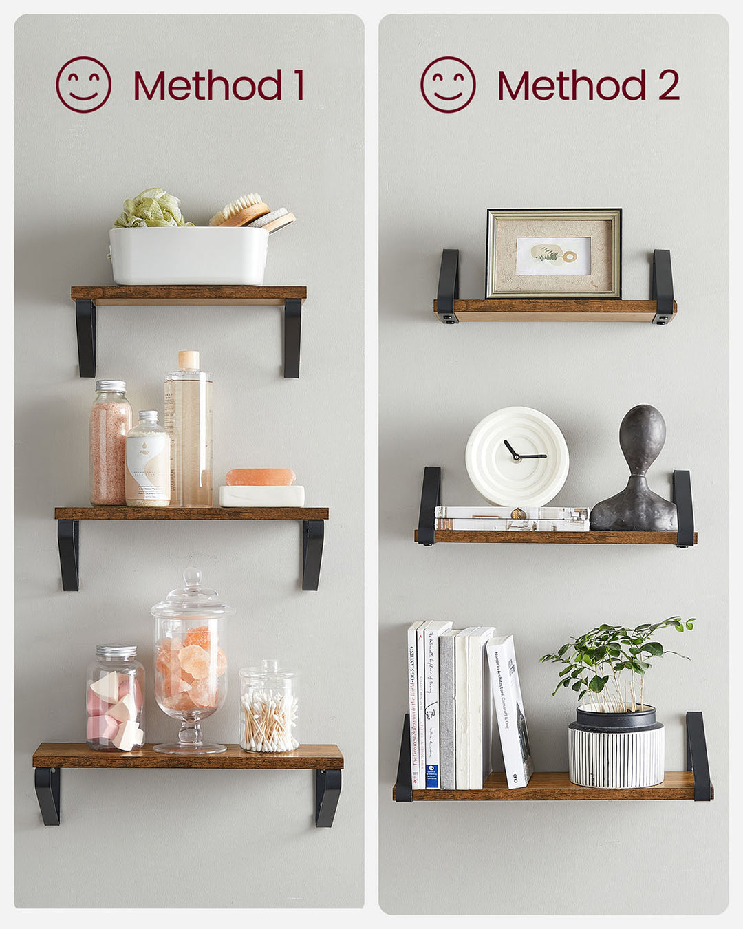 Floating Display Shelf Set