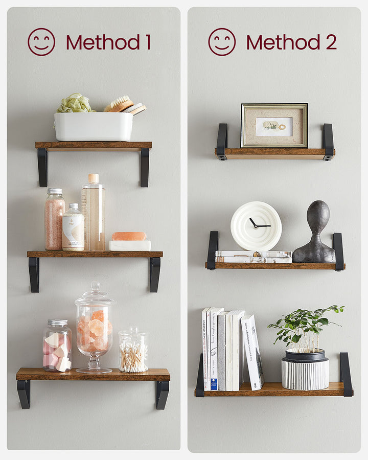 Floating Display Shelf Set