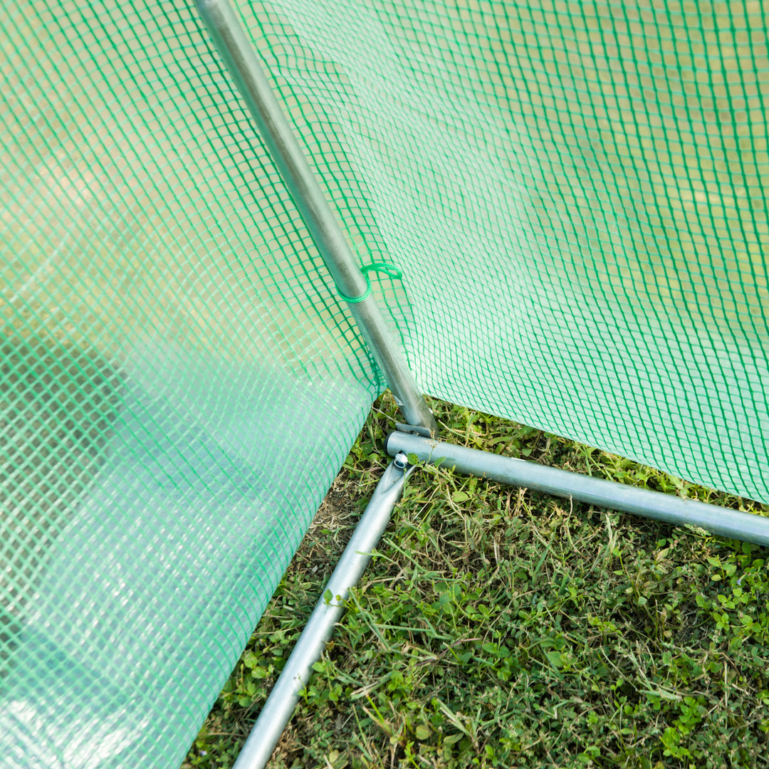 Walk in Polytunnel Greenhouse with Windows and Door for Garden, Backyard (3 x 2M)