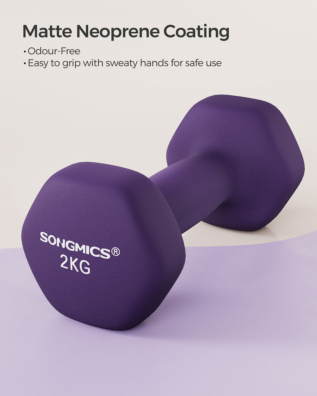 Purple Dumbbell Set