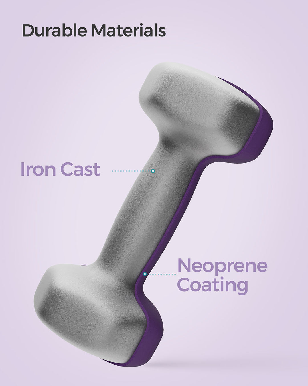 Purple Dumbbell Set
