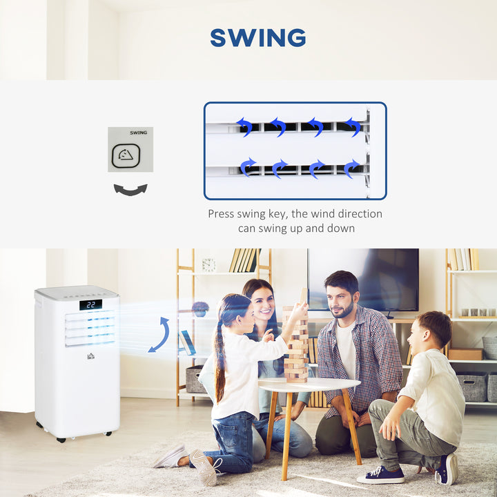 Air Conditioner Portable AC Unit with Remote Controller, White