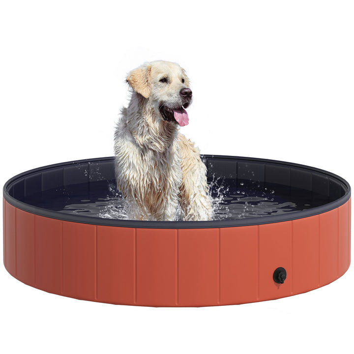 140 x 30H cm Pet Swimming Pool-Red