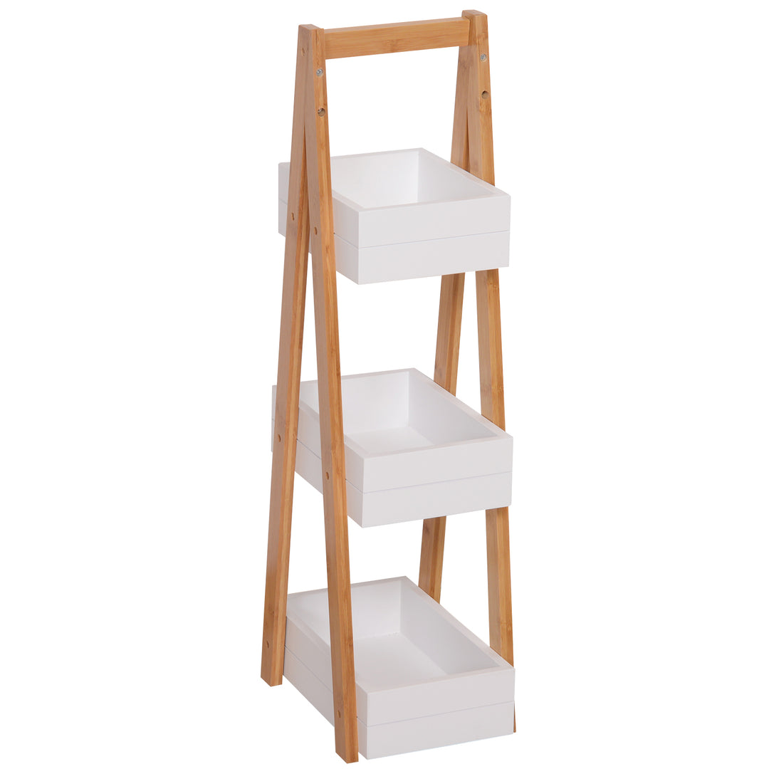 3 Tier A Frame Bathroom Shower Caddy Freestanding Rack Storage Unit Shelf Organiser