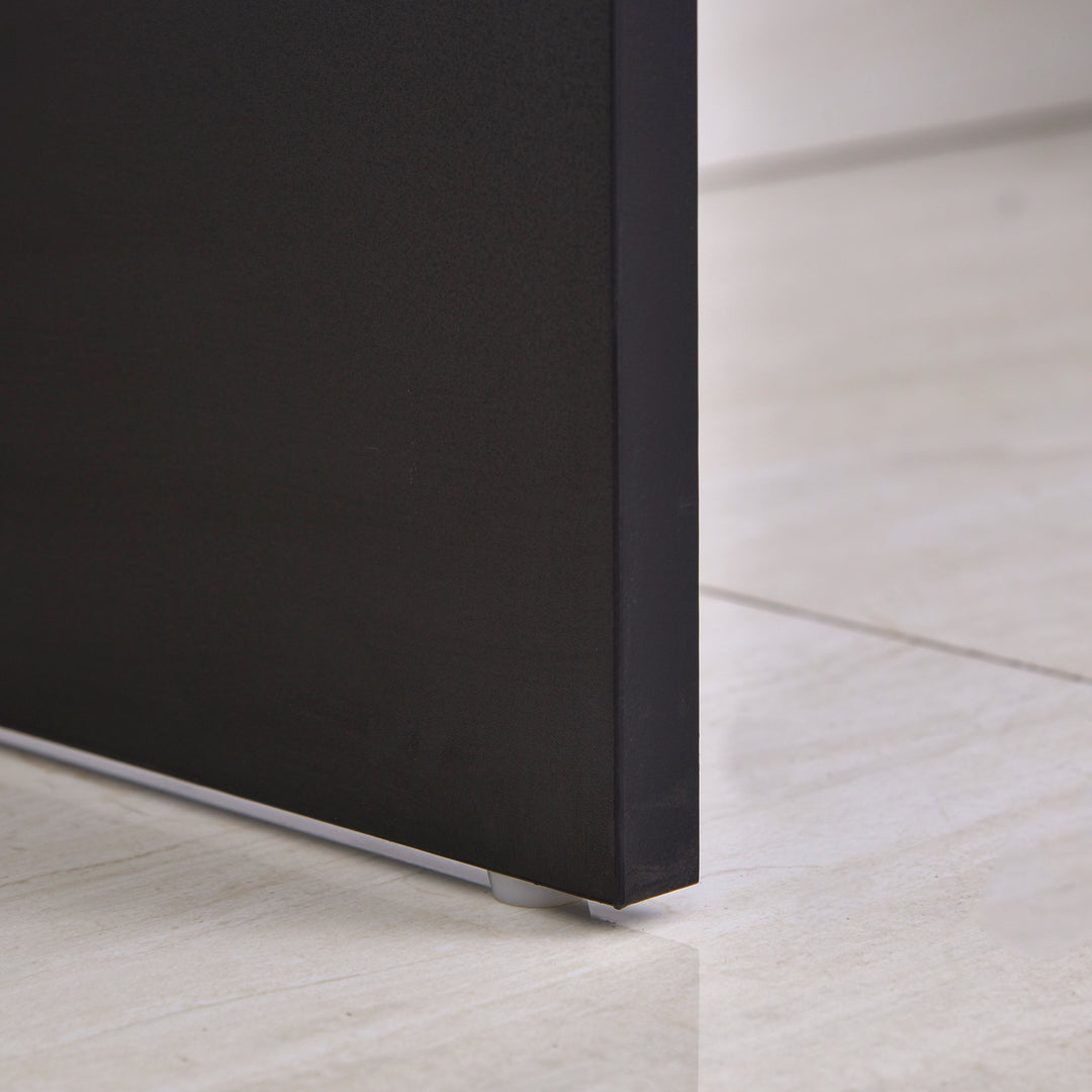 Computer PC Desk with Sliding Keyboard Tray Storage Drawer Shelf Home Office Workstation Gaming Study Wooden Black