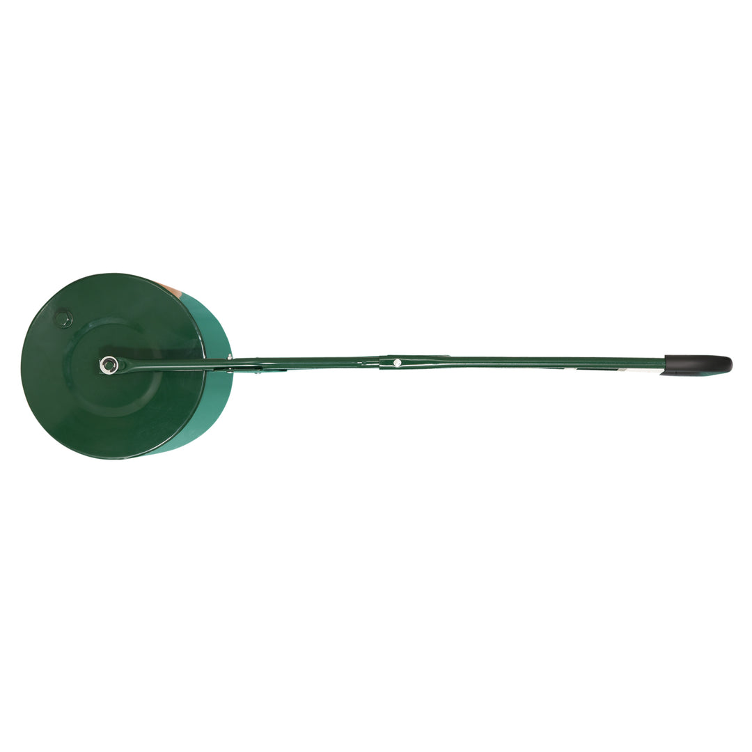 40L Lawn Roller Drum Scraper Bar Collapsible - Green