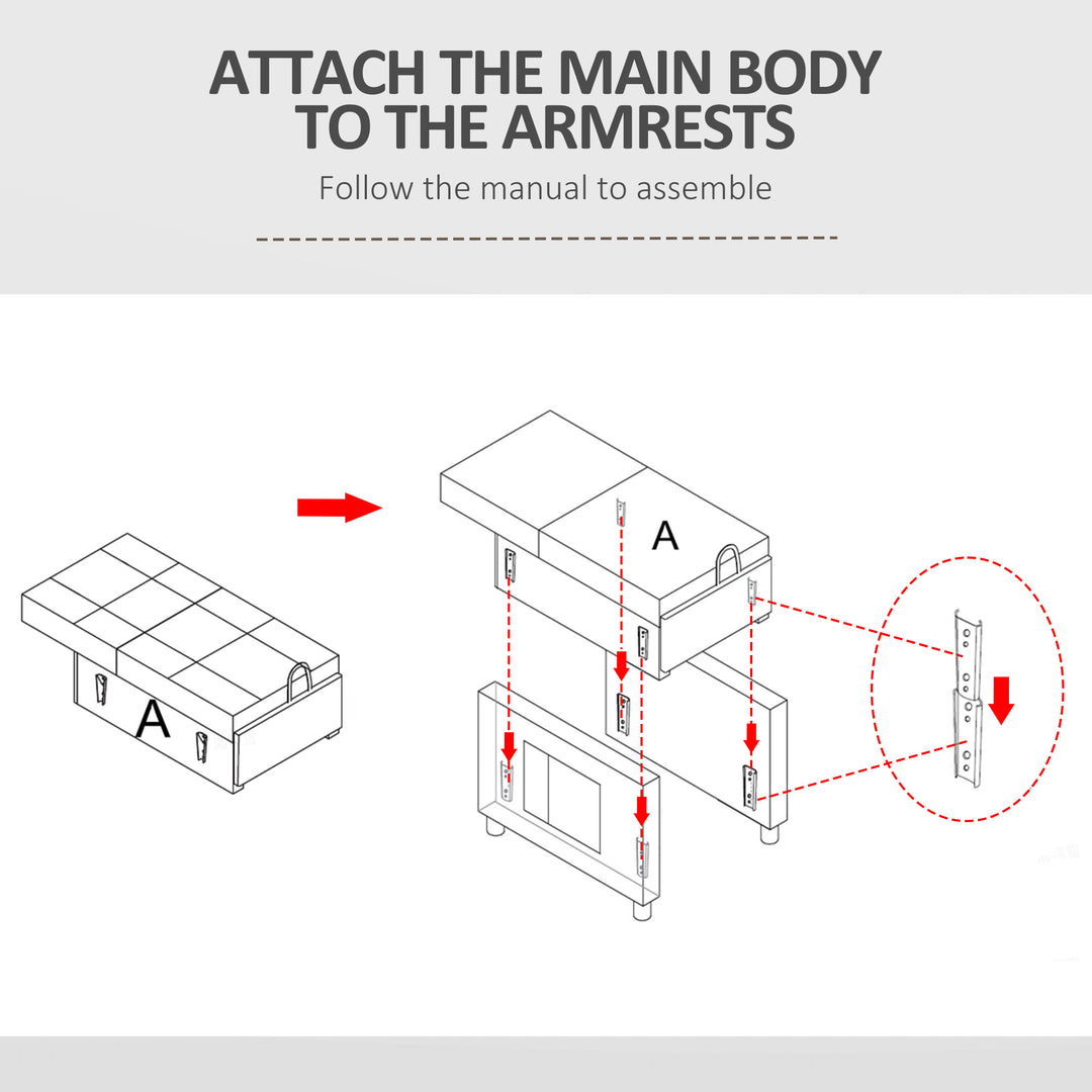 3-In-1 Convertible Chair Bed, Pull Out Sleeper Chair, Fold Out Bed with Adjustable Backrest, Side Pockets, Light Grey