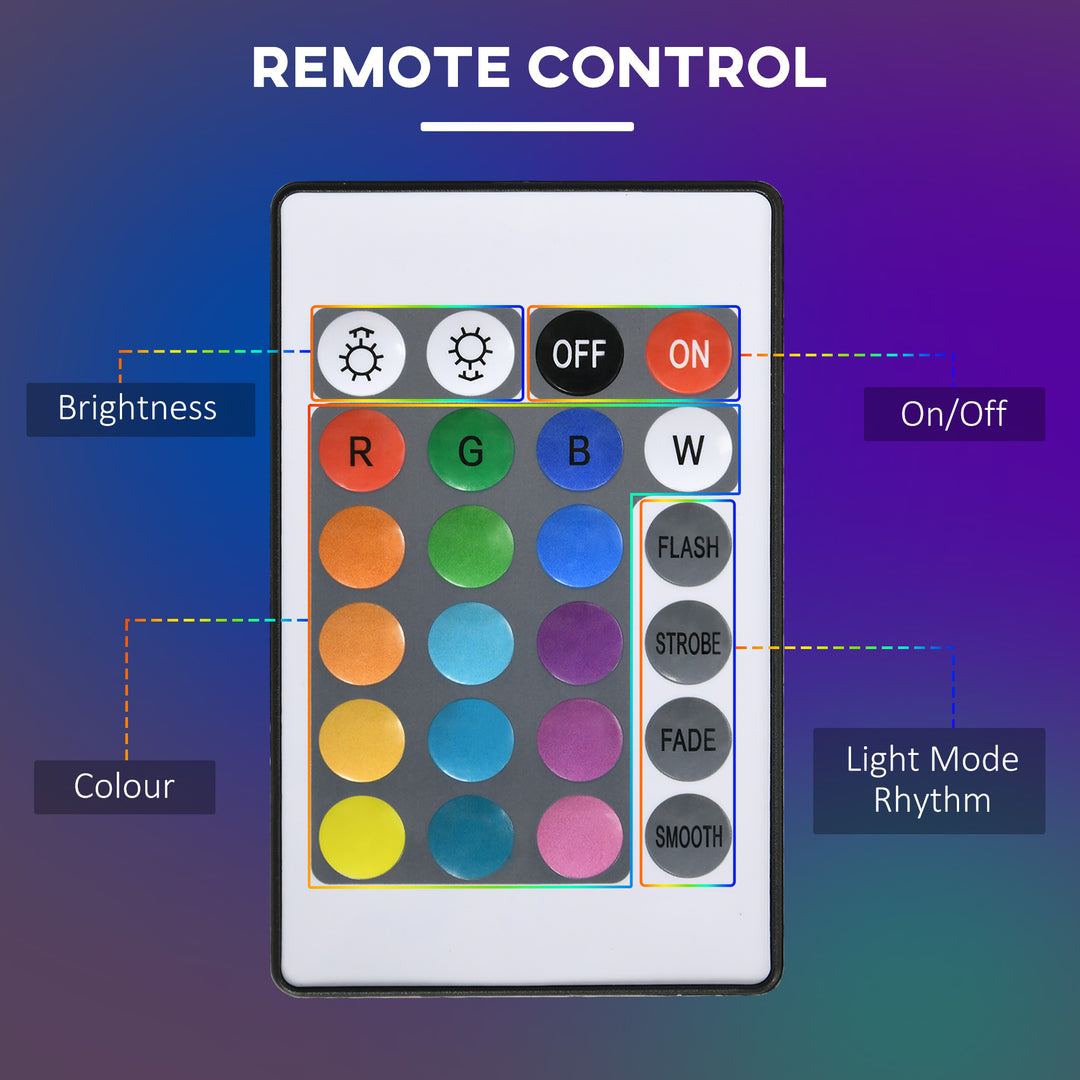 RGB Floor Lamps, Dimmable Corner Lamp with Remote Control & 16 Colours Effects, LED Modern Mood Lighting for Living Room Bedroom Gaming Room