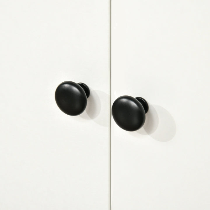 Freestanding Kitchen Cupboard, Modern Kitchen Storage Cabinet - White