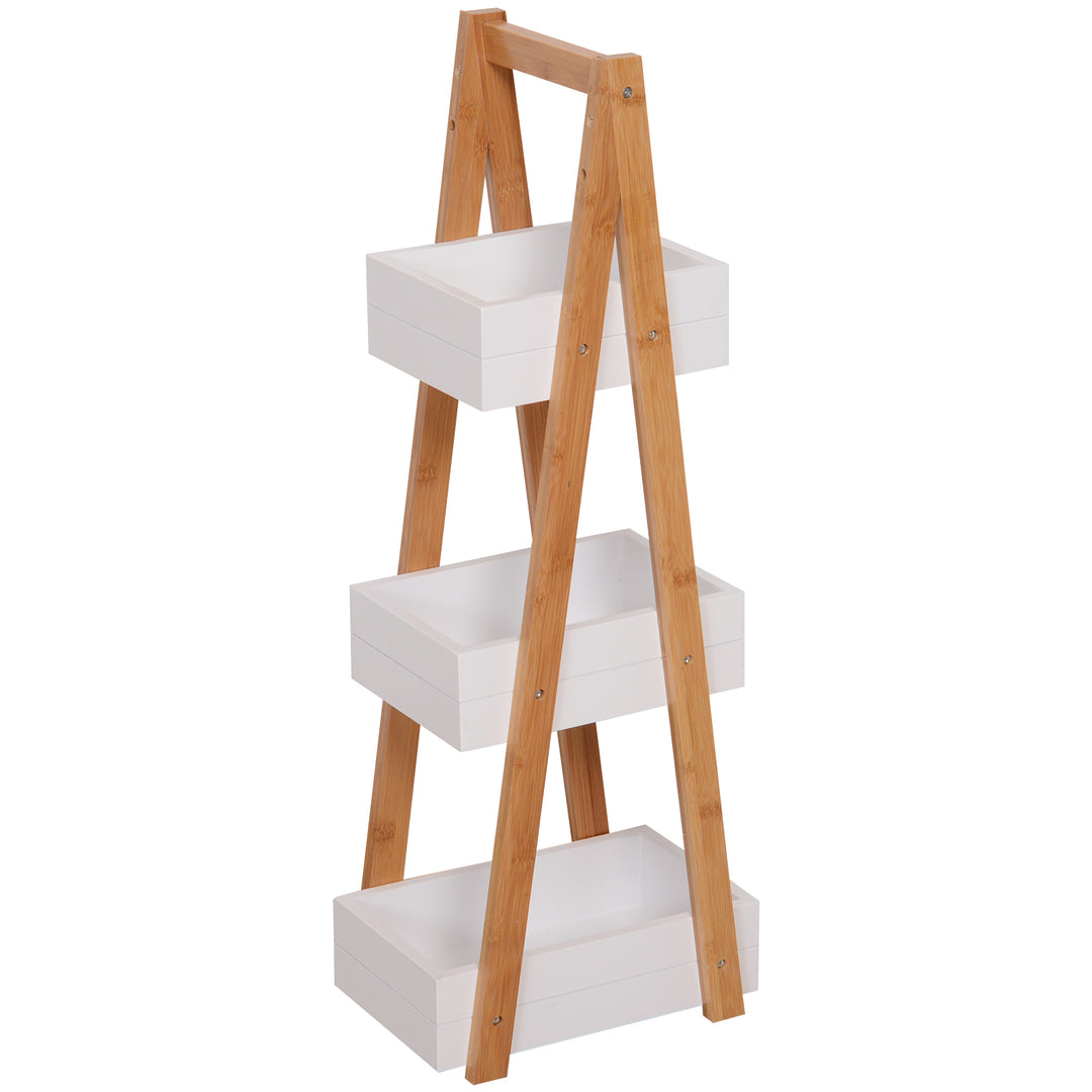 3 Tier A Frame Bathroom Shower Caddy Freestanding Rack Storage Unit Shelf Organiser