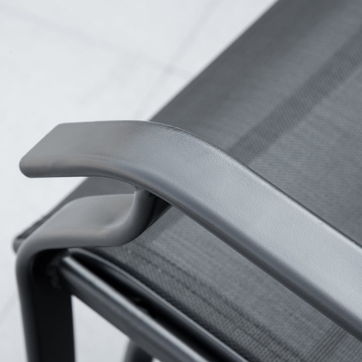 Garden Double Glider Rocking Chairs with Table