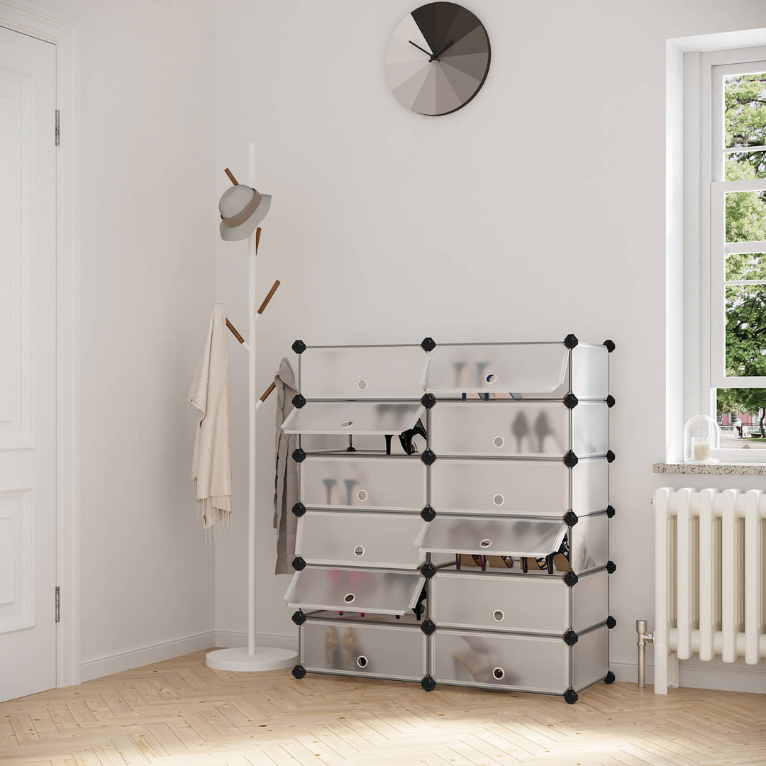 Cube Interlocking Storage Organising Unit