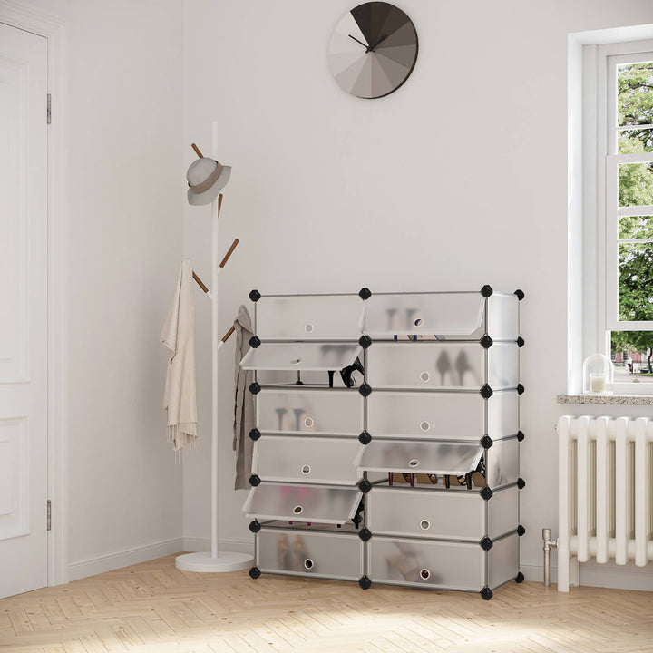 Cube Interlocking Storage Organising Unit