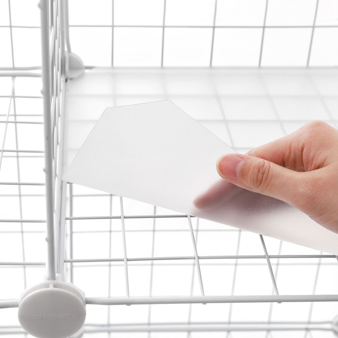 12 Cube Organiser Storage Rack- Black