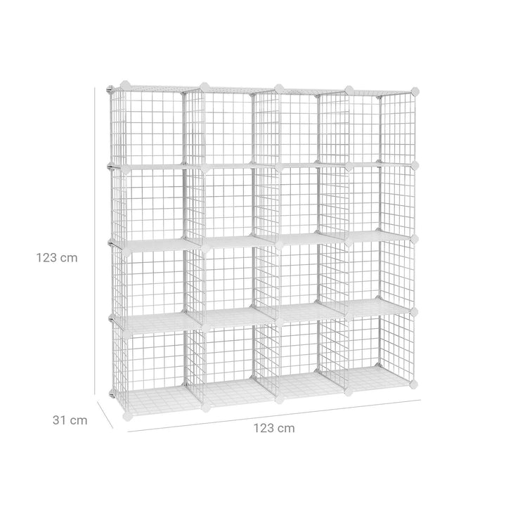 16 Mesh Cubes Organiser